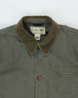 Vintage Y2K 00s L.L.Bean Khaki Duck Canvas Chore Jacket - XXL