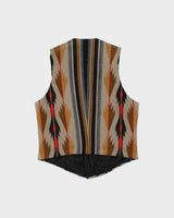 Vintage Y2K 00s Pendleton Wool Navajo Made In USA Western Waist Coat - S