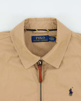 Vintage Polo Ralph Lauren Tan Bi-Swing Canvas Harrington Jacket - M