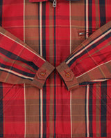Vintage 1990s Polo Ralph Lauren Plaid Bi-Swing Canvas Harrington Jacket - M