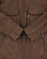 Vintage Y2K 00s Danier Thinsulate Lined Leather Cafe Racer Moto Jacket - XS