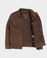 Vintage Y2K 00s Danier Thinsulate Lined Leather Cafe Racer Moto Jacket - XS