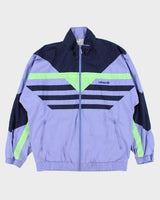 Vintage 1980s Adidas Originals Canvas Cotton Blend Classic Windbreaker Jacket - M