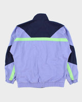 Vintage 1980s Adidas Originals Canvas Cotton Blend Classic Windbreaker Jacket - M
