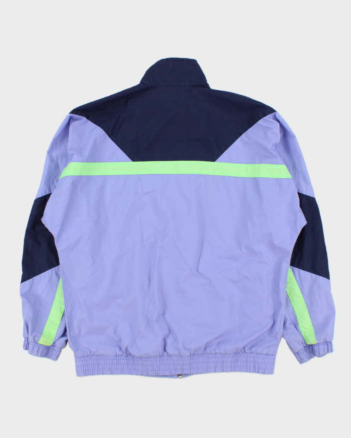 Vintage 1980s Adidas Originals Canvas Cotton Blend Classic Windbreaker Jacket - M