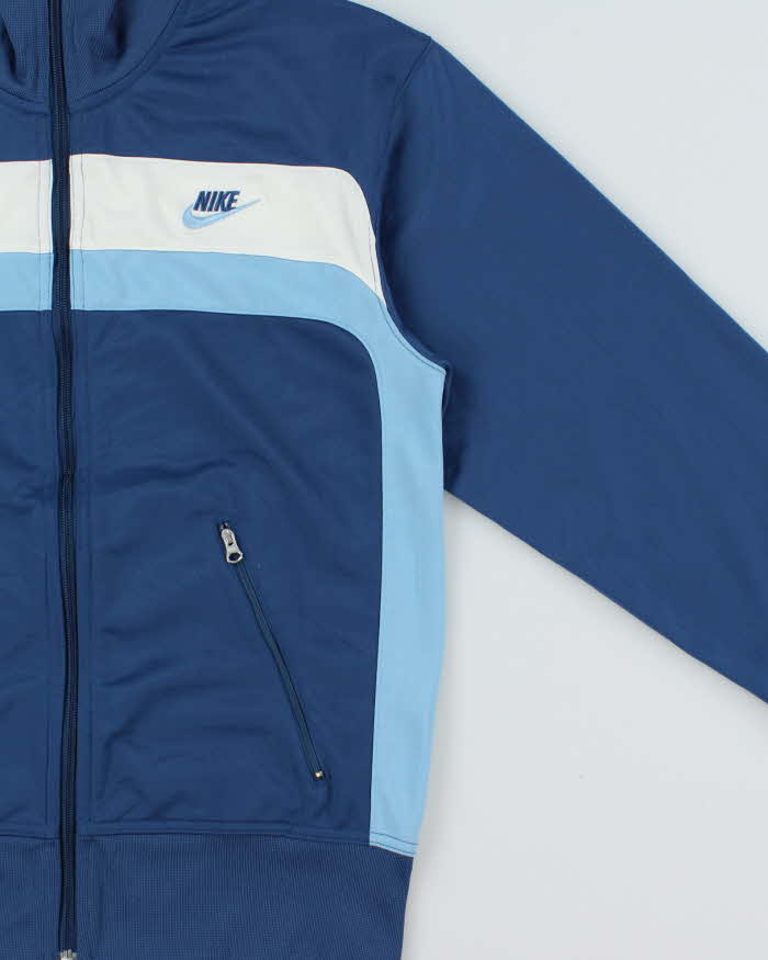 Vintage Y2K 00s Nike Tri-Colour High-Neck Track Jacket - S – Rokit