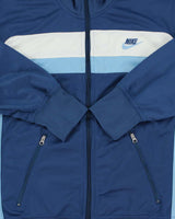 Vintage Y2K 00s Nike Tri-Colour High-Neck Track Jacket - S
