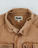 Vintage Mark's Distressed Duck Canvas Multi-Pocket Utility Workwear Vest - M