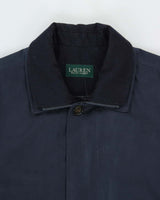Vintage Y2K 00s Lauren Ralph Lauren Wool Blend Quilt Lined Weatherproof Mac - XL