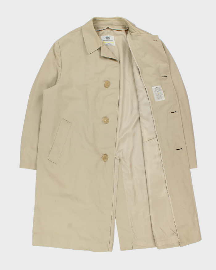 Vintage 1990s Aquascutum Aqua5 Mid Length Weatherproof Mac - L