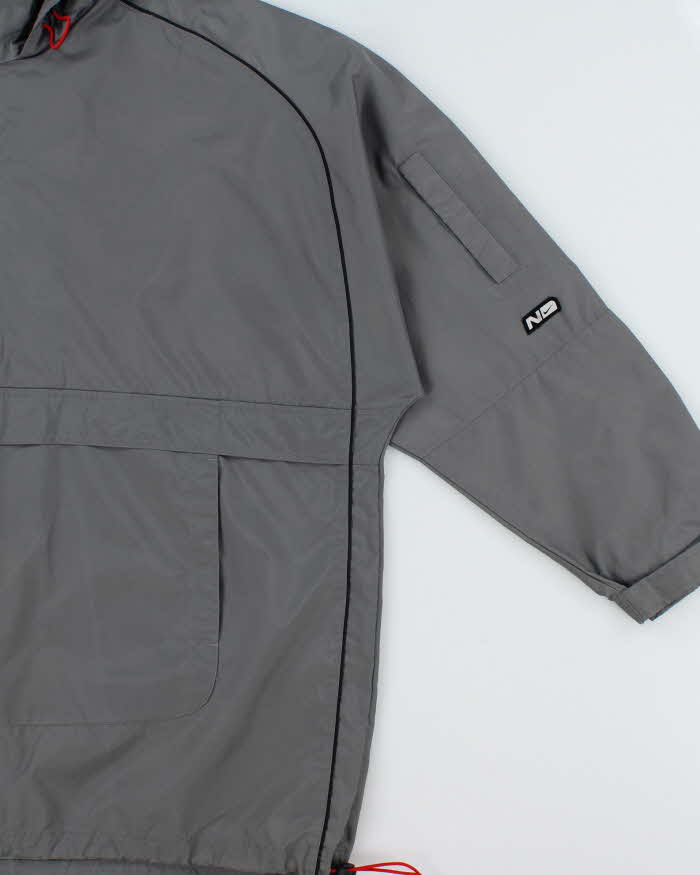 Vintage Y2K 00s Nike Embroidered Centre Swoosh Pullover Windbreaker Jacket - XXL