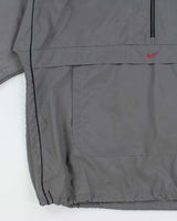 Vintage Y2K 00s Nike Embroidered Centre Swoosh Pullover Windbreaker Jacket - XXL