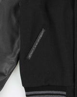 Vintage Y2K 00s Roots Embroidered Wool Leather Varsity Bomber Jacket - XL