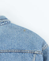 Vintage 1990s Guess Jeans USA Light Wash Boxy Denim Jacket - M