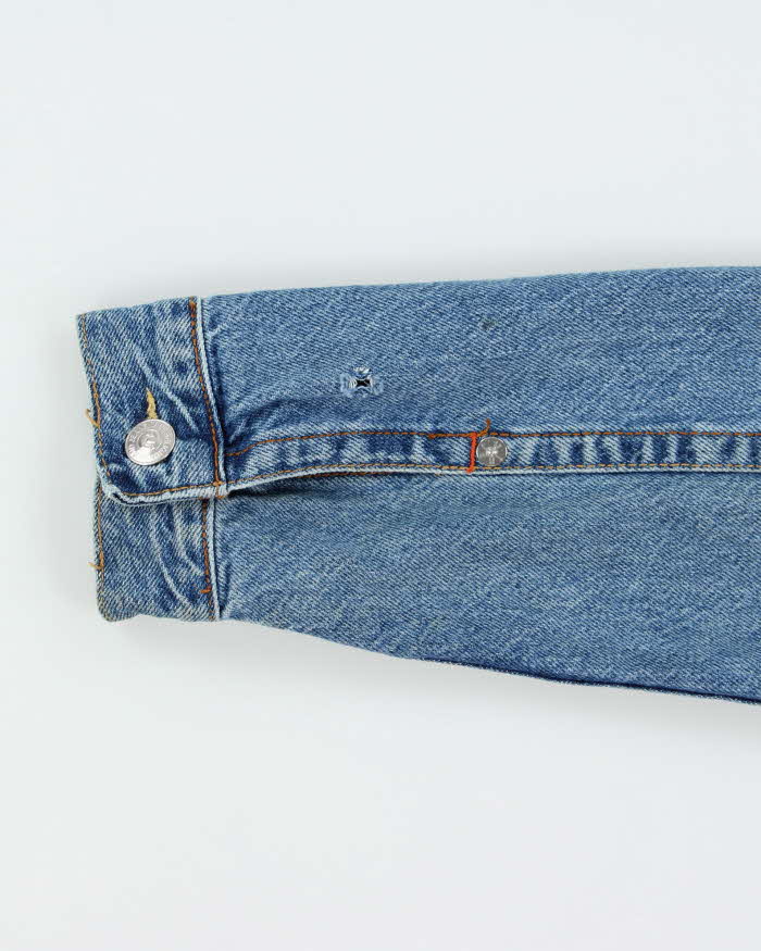 Vintage True Religion 'Chain Stitch Jimmy' Medium Wash Denim Jacket - XL
