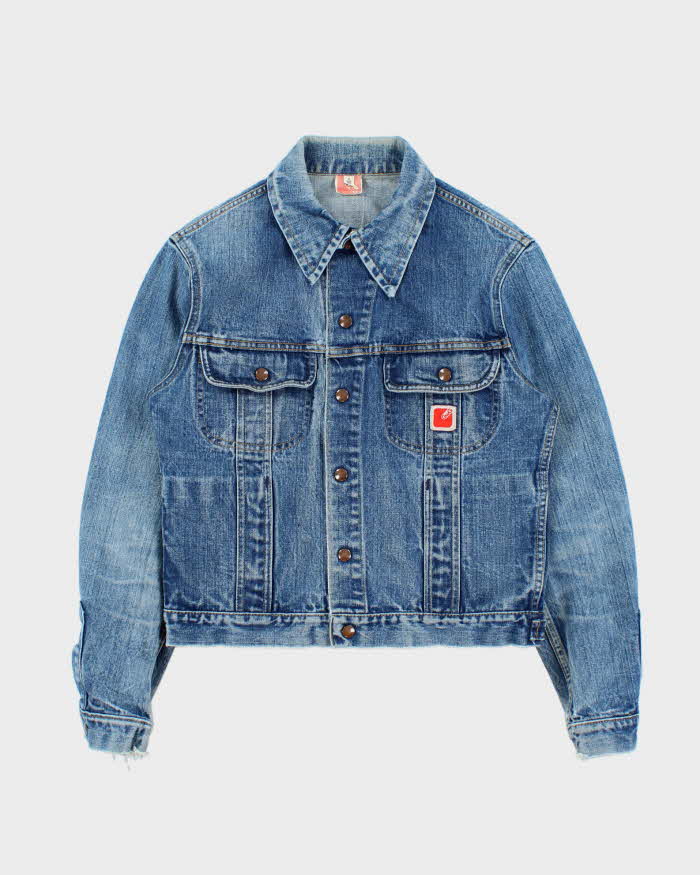 Vintage 1970s GWG Union Made In Canada Snap Button Medium Wash Denim Jacket - M