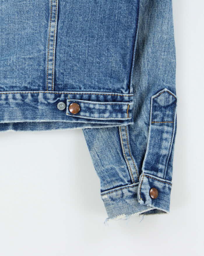 Vintage 1970s GWG Union Made In Canada Snap Button Medium Wash Denim Jacket - M