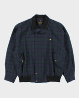 Vintage 1990s Arnold Palmer Ex-Club Tartan Wool Bomber Jacket - L