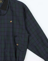 Vintage 1990s Arnold Palmer Ex-Club Tartan Wool Bomber Jacket - L