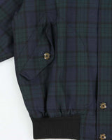 Vintage 1990s Arnold Palmer Ex-Club Tartan Wool Bomber Jacket - L