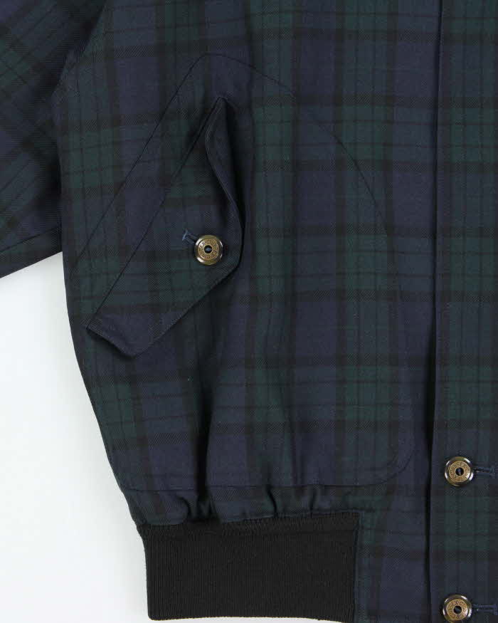 Vintage 1990s Arnold Palmer Ex-Club Tartan Wool Bomber Jacket - L