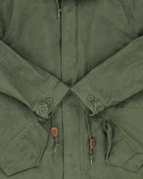 Vintage Y2K 00s Alpha Industries Khaki Canvas US Military M-65 Style Fishtail Parka - M