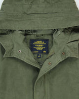 Vintage Y2K 00s Alpha Industries Khaki Canvas US Military M-65 Style Fishtail Parka - M