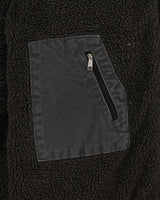 Vintage Carhartt J284 BLK Sherpa Lined Washed Duck Canvas Sandstone Multi-Pocket Utility Jacket - XXL