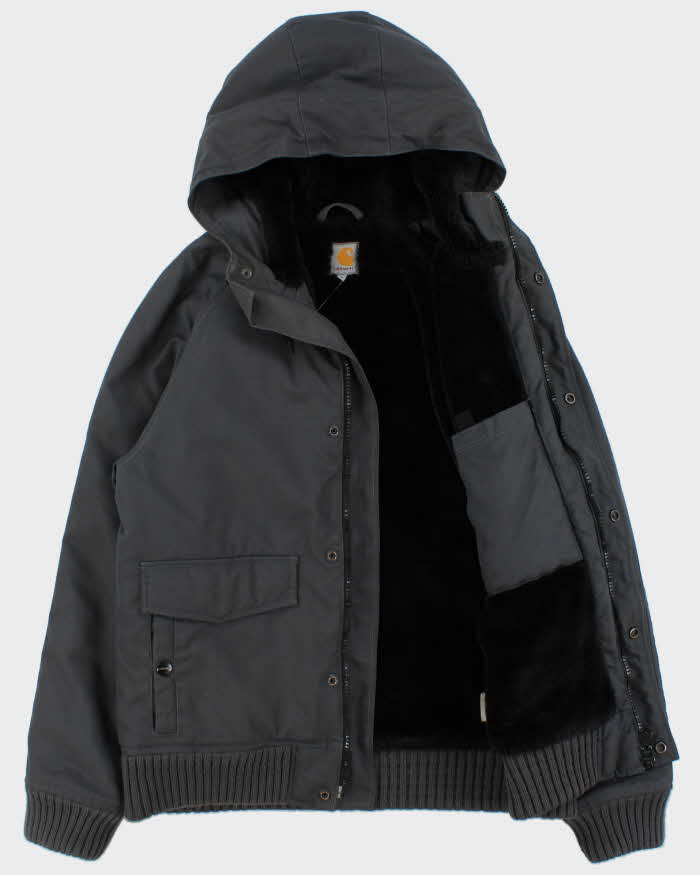 Vintage 2009 Y2K Carhartt Faux Fur Lined Durable Tahoe Bomber Jacket - M