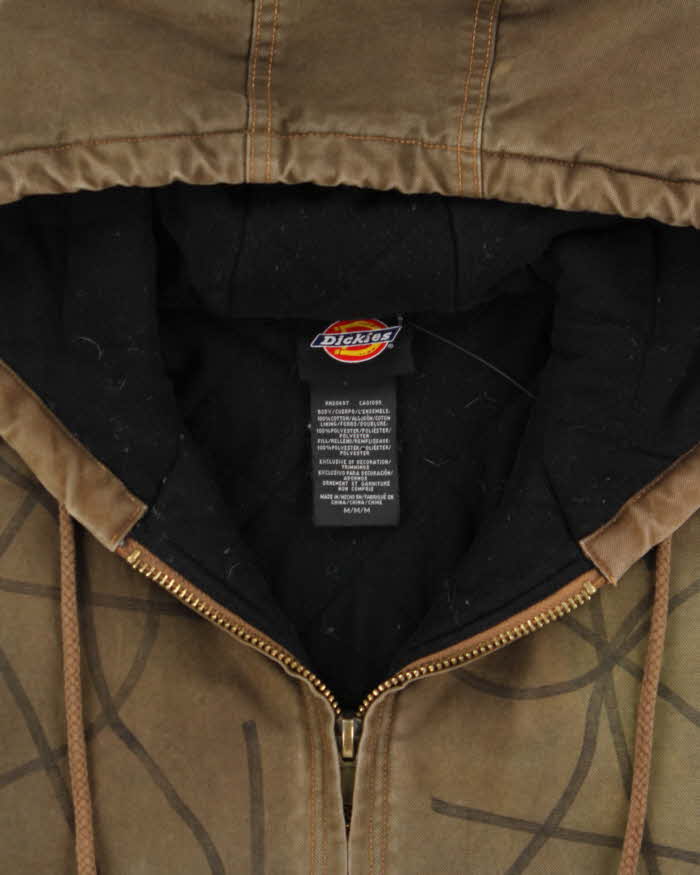 Vintage Dickies Khaki Custom Hilman Quilt Lined Canvas Active Bomber Jacket - M