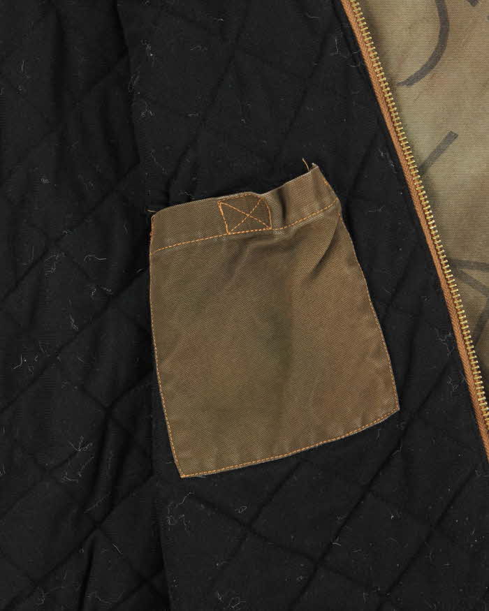 Vintage Dickies Khaki Custom Hilman Quilt Lined Canvas Active Bomber Jacket - M