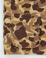 Vintage 1980s Woodland 'Ultimate Bird' Canvas Duck Camo Hunting Field Jacket - M
