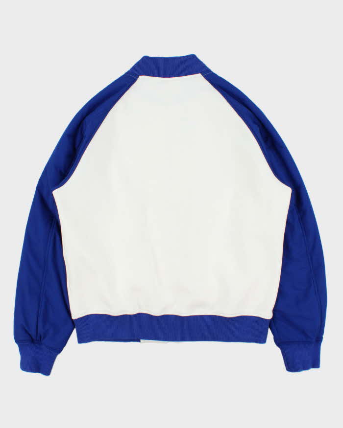 Vintage Lacoste Croc Soft Shell Two-Tone Varsity Bomber Jacket - L
