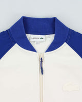 Vintage Lacoste Croc Soft Shell Two-Tone Varsity Bomber Jacket - L