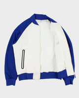 Vintage Lacoste Croc Soft Shell Two-Tone Varsity Bomber Jacket - L