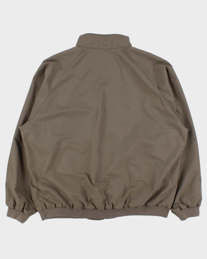 Vintage 1990s Izod Khaki Soft Shell Harrington Jacket - L