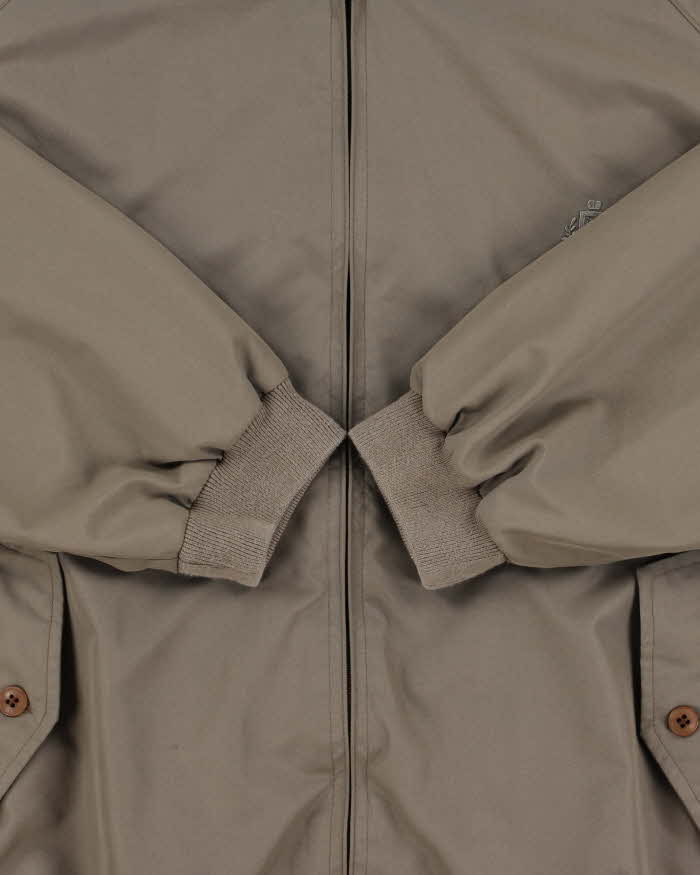 Vintage 1990s Izod Khaki Soft Shell Harrington Jacket - L