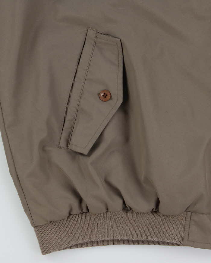 Vintage 1990s Izod Khaki Soft Shell Harrington Jacket - L