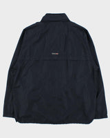 Vintage Y2K 00s Umbro Navy Soft Shell Hooded Windbreaker Jacket - XL