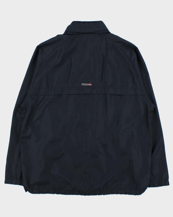Vintage Y2K 00s Umbro Navy Soft Shell Hooded Windbreaker Jacket - XL