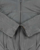 Vintage 1970s Daniel's Made In Canada Leather Cafe Racer Bomber Jacket - S