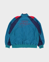 Vintage 1989 Nike Big Swoosh Embroidered Classic Shell Windbreaker Jacket - L