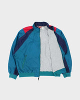 Vintage 1989 Nike Big Swoosh Embroidered Classic Shell Windbreaker Jacket - L
