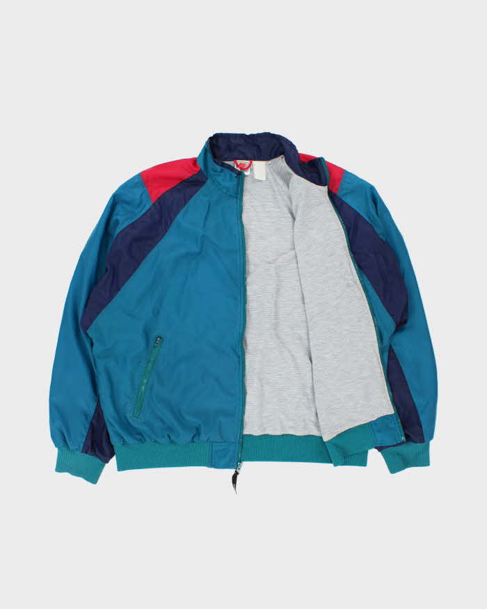 Vintage 1989 Nike Big Swoosh Embroidered Classic Shell Windbreaker Jacket - L