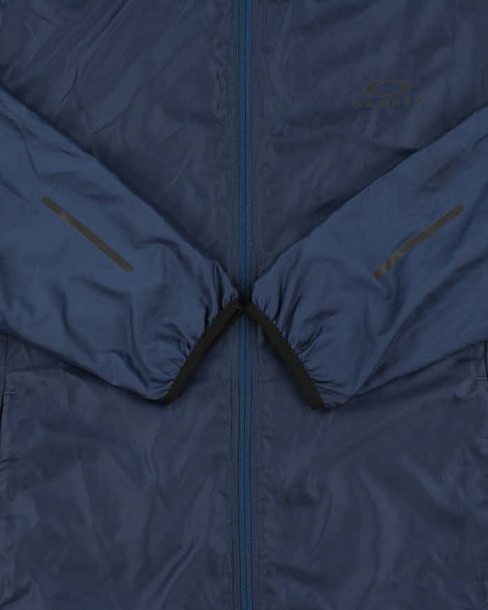 Vintage Oakley Performance Fit Soft Shell Lightweight Hooded Windbreaker Jacket - L