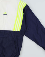 Vintage 2001 Y2K Adidas Volt 3-Stripe Shell Windbreaker Jacket - M