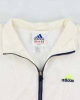 Vintage 2001 Y2K Adidas Volt 3-Stripe Shell Windbreaker Jacket - M
