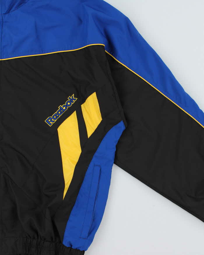 Vintage Y2K 00s Reebok Embroidered Soft Shell Windbreaker Jacket - L