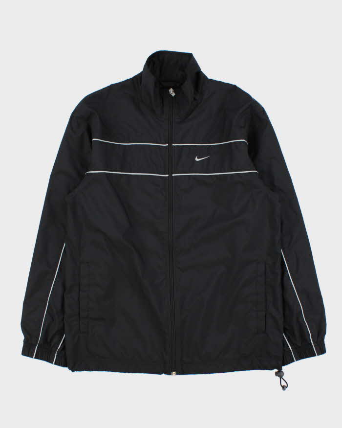 Vintage Y2K 00s Nike Swoosh Embroidered Shell Windbreaker Jacket - S