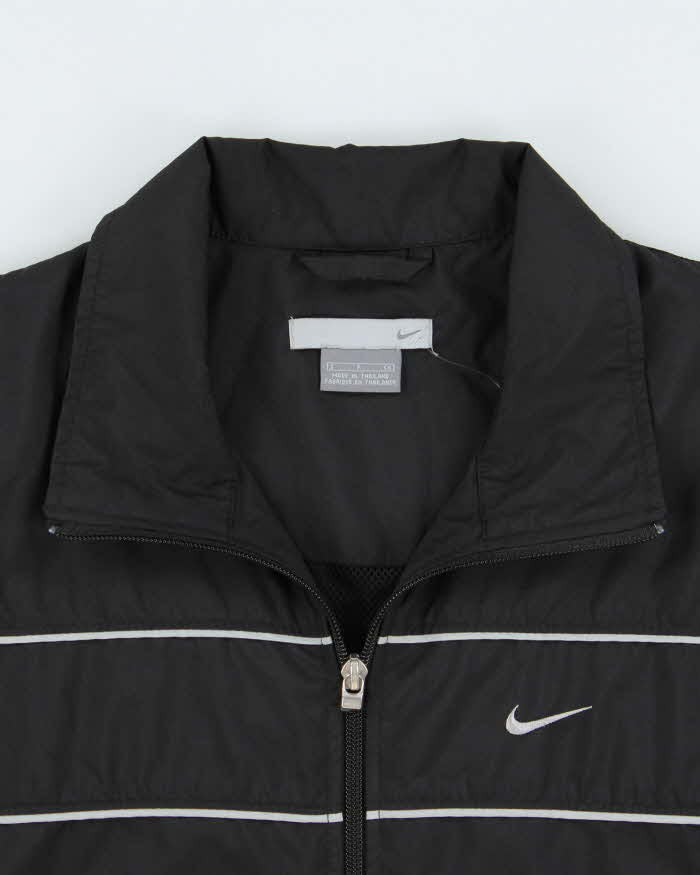 Vintage Y2K 00s Nike Swoosh Embroidered Shell Windbreaker Jacket - S